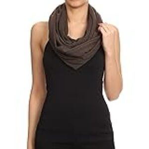Unisex Elegant Brown Scarf
